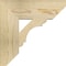 Ekena Millwork Olympic Slat Rough Sawn Bracket, Douglas Fir, 4"W x 14"D x 14"H BKT04X14X14OLY06RDF - alternate 4
